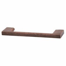 Exel 9mm Slim D-Bar Cabinet Pull Handle - 96mm Centres - Antique Copper
