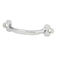 Exel Shaker 31mm D-Bar Cabinet Pull Handle - 85mm Centres - Polished Chrome