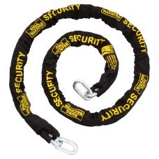 Burg Wachter GKM Fabric Sleeve Hardened Square Link Security Chain - 10 x 2000mm - Black