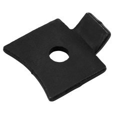Exel Standard Flat Bookcase Clip - Matt Black - Pack of 10