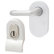 Hampstead Cylinder Pull and Disabled Turn for Mortice Nightlatch - Satin Aluminium