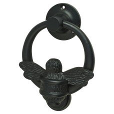 Bumble Bee Ring Door Knocker - 129 x 101mm - Black 