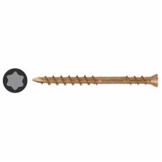 Reisser Flooring Torx Secret Fixing Wood Screws - 3.5 x 45mm - Yellow Zinc - Pack of 200 Reisser Flooring Torx Secret Fixing Wood Screws - 3.5 x 45mm - Yellow Zinc - Pack of 200