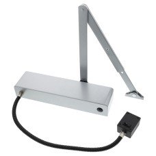 Briton 3934 Electromagnetic Fire Door Closer - Power Size 3-4 -Silver 