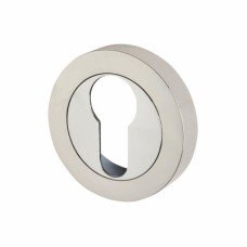 Exel Escutcheon - 50mm Diameter - Euro - Polished Chrome