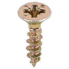 TIMCO Velocity Pozi Countersunk Wood Screws - 4.0 x 16mm - Yellow Zinc - Pack of 200