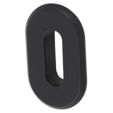 Hoppe Mini Rose Escutcheon - 28 x 46mm - Keyhole - Matt Black - Pair