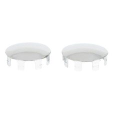 Rothley 40mm Handrail System - Shallow End Caps - Polished Chrome - Pack of 2