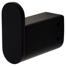 Exel Designer Robe Hook - 65 x 60 x 26mm - Matt Black 
