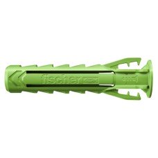 Fischer SX Plus Expansion High Quality Nylon Wall Plug - 6 x 30mm - Green - Pack of 90
