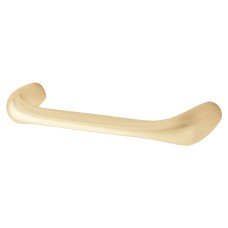 Exel Keswick 7mm D-Bar Cabinet Pull Handle - 96mm Centres - Satin Brass