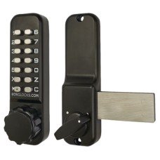 Borg BL2605 External Marine Grade Easicode Pro Deadbolt Push Button Code Lock - Black