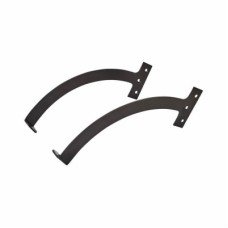 Iron Quadrant Arm Fanlight Stay - 250mm Length - Black - Pair