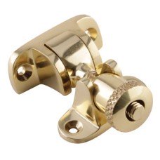 Hampstead Heavy Duty London Style Brighton Sash Window Fastener - 49 x 20mm - Polished Brass