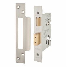 Hampstead Architectural Euro Profile Sashlock - 78mm Case - 57mm Backset - Satin Stainless Steel