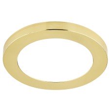 Forum Spa Tauri Magnetic Bezel for 12W Flush LED Bathroom Ceiling Light - Satin Brass