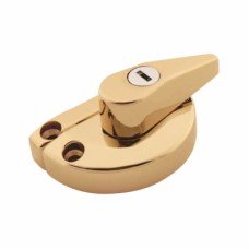 Exel uPVC/Timber 10mm Narrow Back Keep Locking Fitch Sash Window Fastener - 65 x 10mm - Gold