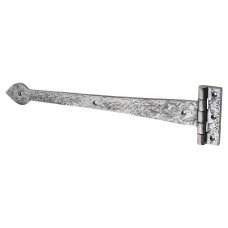 Olde Forge Tudor Plain Door Tee Hinge - 430 x 101mm - Polished Iron - Pair