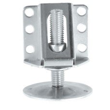 Exel Round Adjustable Base Levelling Leg - Adjustment Height 44mm