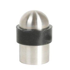 Hampstead Commercial Floor Mounted Door Stop - 50 x 30mm - Polished Stainless Steel