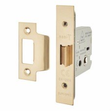 Hampstead Heavy Duty Flat Latch - 66mm Case - 44mm Backset - PVD Brass