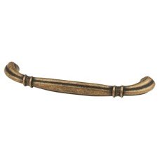 Exel Ivy 14mm D-Bar Cabinet Pull Handle - 128mm Centres - Antique Brass