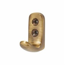 Exel Heavy Duty Single Coat Hook - 45 x 43mm - Antique Brass