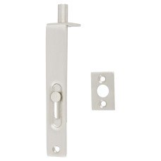 Exel Slide Action Flush Bolt - 102 x 16mm - Satin Nickel