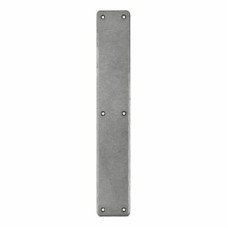 Olde Forge Steel Plain Finger Plate - 400 x 66 x 5mm - Pewter