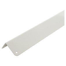 Exel 2400mm 430 Stainless Steel Angle - Equal Sided - 50 x 50 x 0.9mm - Matt White