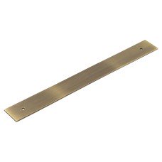Frelan Hoxton Fanshaw Cabinet Handle Backplate Only - 268 x 30mm - Antique Brass