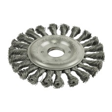 125mm Wheel Brush - Twisted Knot Steel Wire 