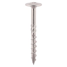 8.0 x 150 Timber Frame Construction & Landscaping Screws - Wafer - A2 Stainless Steel (20PC)