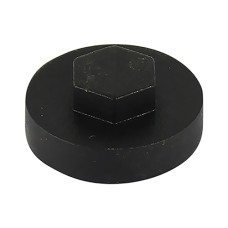 16mm Hex Head Cover Caps - Black (1000PC)