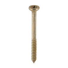 4.8 x 55 Element Screws - Shallow Pan Countersunk - PH - Self-Tapping Thread - AB Point - Yellow (200PC)