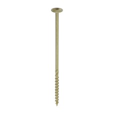 8.0 x 200 Timber Frame Construction & Landscaping Screws - Wafer - Exterior - Green Organic (50PC)