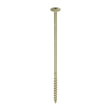 8.0 x 225 Timber Frame Construction & Landscaping Screws - Wafer - Exterior - Green Organic (50PC)