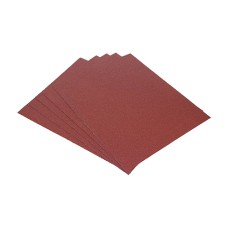 230 x 280mm (80/120/180) Sanding Sheets - Mixed - Red (5PC)