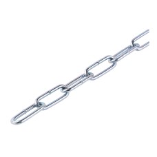 3 x 26 x 8mm (10m) Welded Link Chain - Zinc 