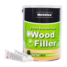 3.3L Metolux 2 Part Styrene Free  Wood Filler - White 