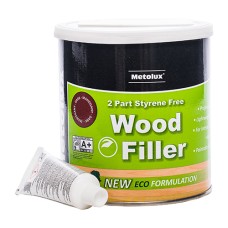 770ml Metolux 2 Part Styrene Free  Wood Filler - Mahogany 