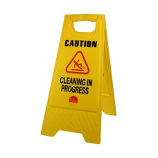 610 x 300 x 30 A-Frame Safety Sign - Caution Cleaning in Progress 