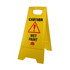 610 x 300 x 30 A-Frame Safety Sign - Caution Wet Paint 