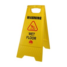 610 x 300 x 30 A-Frame Safety Sign - Warning Wet Floor 