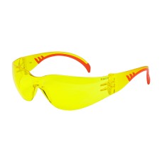 One Size Comfort Safety Glasses - Amber 