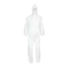 X Large Cat III Type 5/6 Coverall - High Risk Protection - White 