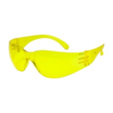 One Size Standard Safety Glasses - Amber 