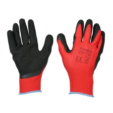 X Large Toughlight Grip Gloves - Sandy Latex Coated Polyester 