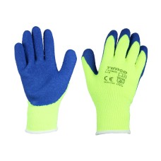 Large Warm Grip Gloves - Crinkle Latex Coated Polyester 
