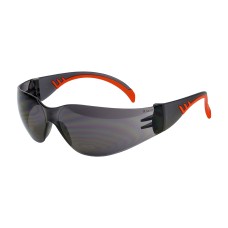 One Size Comfort Safety Glasses - Smoke 